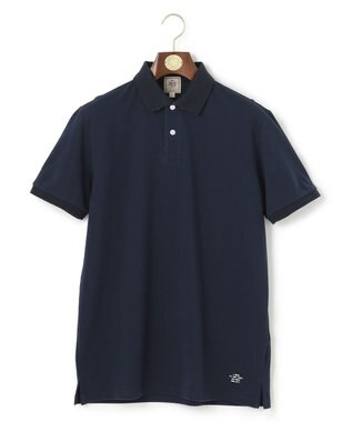 J.PRESS MEN レジメンタル ポロシャツ ネイビー系