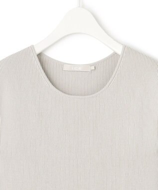 ICB 【UVカット・洗える】 オーガニックコットンリブ ノースリーブニット トープ系