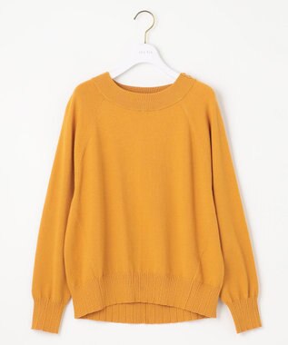 ANY SIS S 【CICA加工】ケーブルリブ ニット マスタード