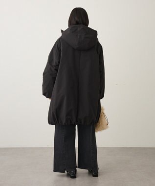 CRAFT STANDARD BOUTIQUE ボリューム中綿ミディコート Black