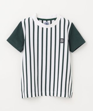  【110-130cm】ストライプ Ｔシャツ