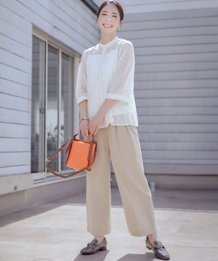 組曲 スクエアトゥローファー ブラウン系