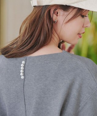 Tiaclasse 【安田美沙子さん着用・新色追加・洗える】ボリュームパフスリーブニット グレー