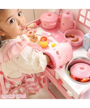 Mother garden マザーガーデン 野いちご ミトン ピンク（淡）