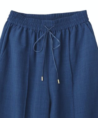 YECCA VECCA 【UVカット】サラサライージーワイドパンツ Blue