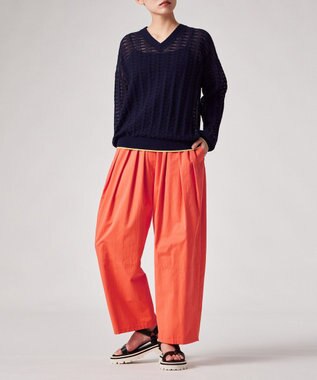 Paul Smith ピーチコットントラウザーズ オレンジ
