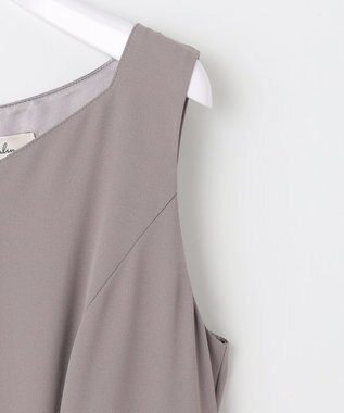 ANY SIS 【LilyCalin】ラインフラワーボレロ × ドレス ライトモカ