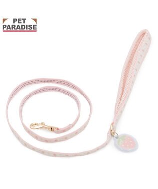 PET PARADISE ペットパラダイス 花苺柄 リード ４Ｓ～３Ｓ