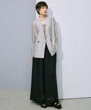 ICB 【接触冷感・速乾・洗える】 リヨセルシアー ジャケット トープ系