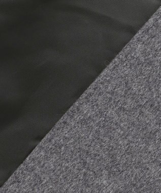 23区 L ウールカシミヤビーバー スタンドカラー  コート グレー系