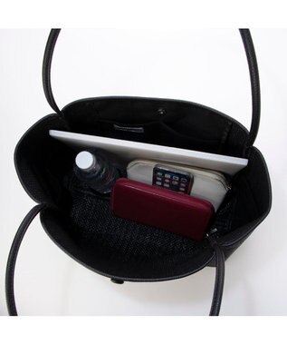 UNBILLION カシュカシュ cachecache / 雑材風通しハンドルトート ブラック