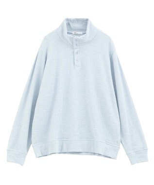 CRAFT STANDARD BOUTIQUE スタンドネックデザインプルオーバー Sax