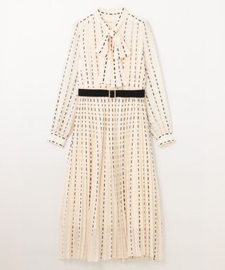 ドットストライププリントワンピース / GRACE CONTINENTAL