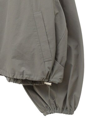 earth music&ecology ノーカラーボリュームブルゾン Khaki