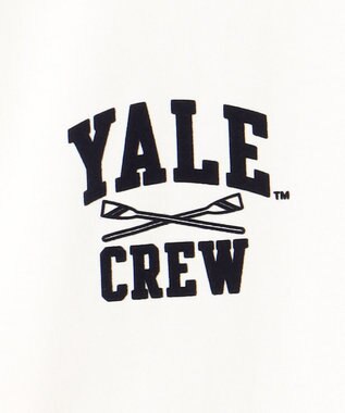 J.PRESS YORK STREET 【WOMEN】YALE × J.PRESS YORK STREET コラボワンポイントTシャツ ホワイト系