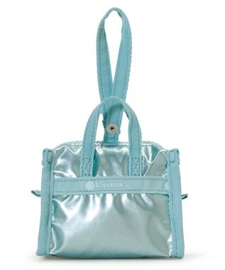 LeSportsac MICRO WEEKENDER CHARM/アクアブルーシャイン アクアブルーシャイン