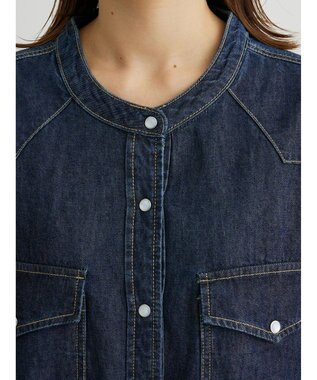 Green Parks ・ＳＵＧＡＲ　ＳＰＯＯＮ　デニムウエスタンワンピース One Wash