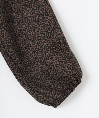 ANY 【洗濯機可能/ウエストゴム】ウエストギャザー ワンピース フラワー