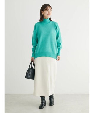 Green Parks もちやわ　モックネックプルオーバー Green