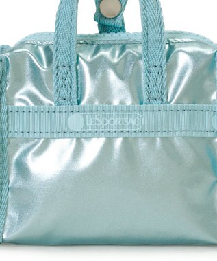 LeSportsac MICRO WEEKENDER CHARM/アクアブルーシャイン アクアブルーシャイン