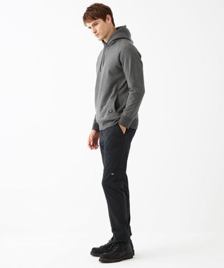 JOSEPH ABBOUD MOUNTAIN 【UNISEX】OG裏毛パイルエンブロイダリー パーカー グレー系