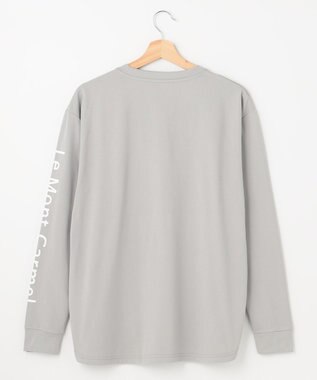 SHARE PARK LADIES 【UNISEX】吸水速乾 ショルダーロゴロングスリーブTシャツ（S・Mサイズ） グレー