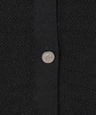 J.PRESS LADIES Paper Blend Summer ニット ジャケット ネイビー系