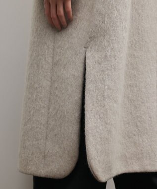 GRACE CONTINENTAL シャギードルマンコート グレー