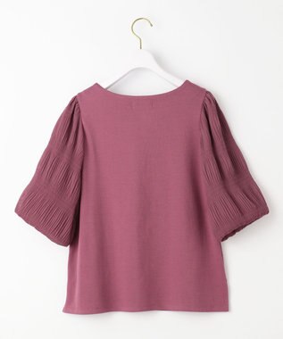 ANY SIS S 【洗える】マジョリカスリーブ プルオーバー プラム