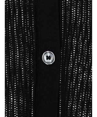 AMERICAN HOLIC メッシュＶネックニットカーディガン Black