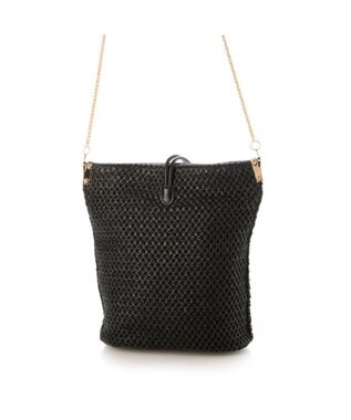 UNBILLION カシュカシュ cachecache / 口前ストラップポリプロピレンショルダー ブラック