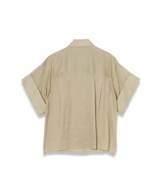 JOSEPH ラミーボイル　ショートスリーブブラウス　JUSTI Cactus