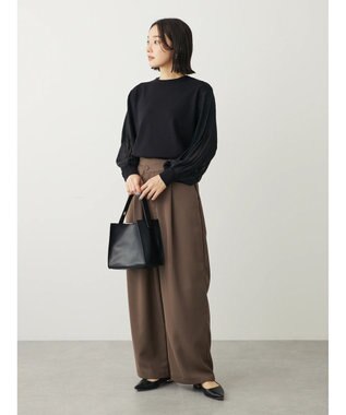 Green Parks ・ＥＬＥＮＣＡＲＥ　ＤＵＥ　ワイドパンツ Brown