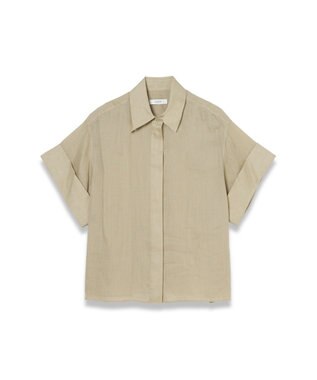 JOSEPH ラミーボイル　ショートスリーブブラウス　JUSTI Cactus