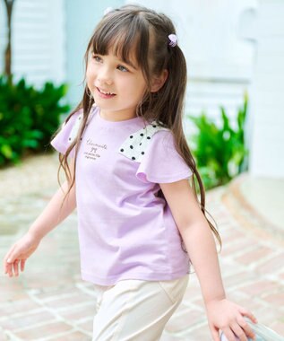 ひんやりクール 肩リボンTシャツ