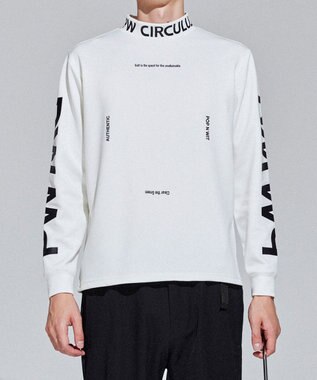 PW CIRCULUS 【イージーケア / 軽量 / 一枚でサマになる】【MEN】 ロングスリーブ モックネック ホワイト系