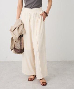 CRAFT STANDARD BOUTIQUE ワイドイージーパンツ Light Beige