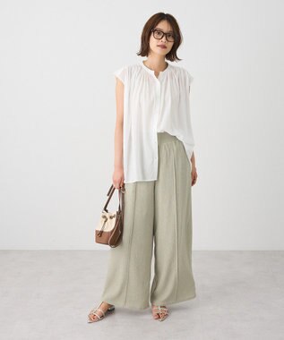 CRAFT STANDARD BOUTIQUE ワイドイージーパンツ Light Green