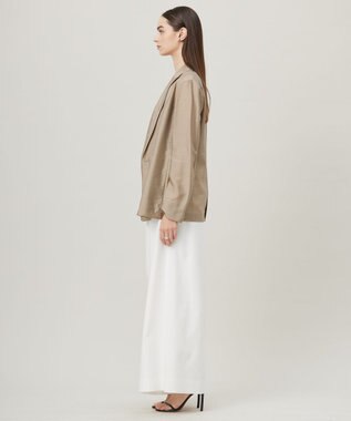 ICB 【接触冷感・速乾・洗える】 リヨセルシアー ジャケット クリームブラウン系