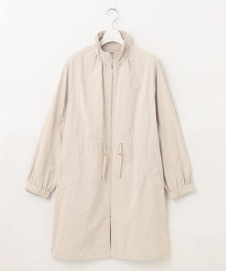 J.PRESS LADIES L 【洗える・撥水】マイクロタフタ ロング コート ライトグレー系