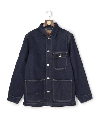 J.PRESS MEN ヴィンテージライク デニム カバーオール ネイビー系