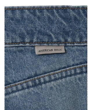 AMERICAN HOLIC ワイドデニム Light Indigo