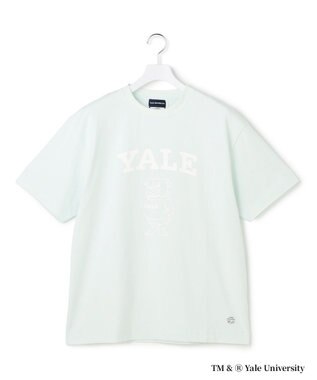 J.PRESS YORK STREET 【YALE別注】【UNISEX】ブルドッグ プリント Tシャツ ライトグリーン系