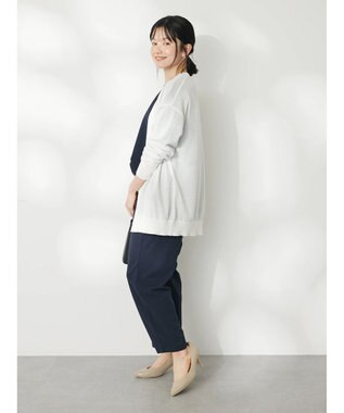 CRAFT STANDARD BOUTIQUE 強撚綿ニットカーディガン Ivory