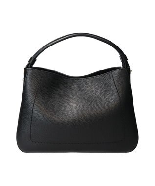 INTER-CHAUSSURES 【LORISTELLA】シュリンクレザーハンドバッグ ブラック