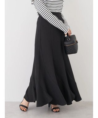 earth music&ecology エアリーエスカルゴスカート Black