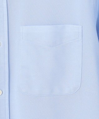 J.PRESS MEN 【夏に嬉しい高機能】カノコインレイパッチポケット シャツ/B.D. サックスブルー系