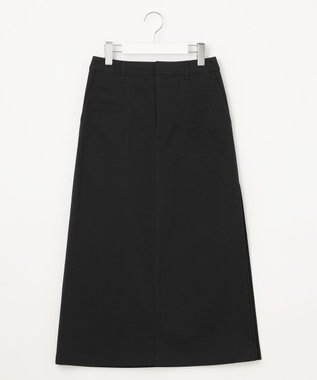J.PRESS LADIES S 20チノストレッチ スカート ネイビー系