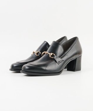 BONTRE 【pied du lapan/ピエドラパン】ビット付ヒールパンプス/50678ZE ブラック