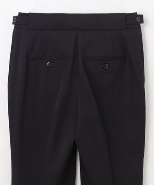 GRACE CONTINENTAL WOOLタキシードパンツ ブラック